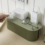 Cable Management Box Plastic Conceals Cables & Power Strips