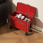 Cable Organizer Box Double-Layer Rolling Wheels