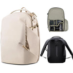 Camera Backpack Rear Access Water-Repellent Customizable Dividers
