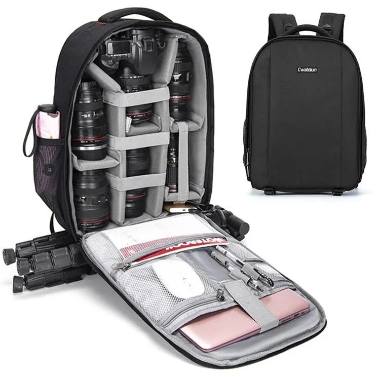 Camera Backpack Waterproof & Anti-Theft Laptop Compartment