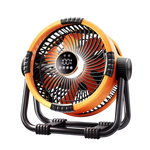 Camping Fan Turbo Airflow LED Light & USB-C Power Bank