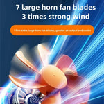 Camping Fan Turbo Airflow LED Light & USB-C Power Bank
