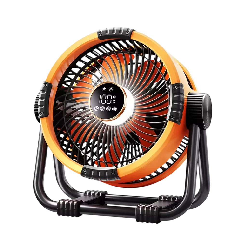 Camping Fan Turbo Airflow & Night Light Dual USB Type-C