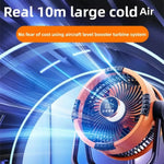 Camping Fan Turbo Airflow & Night Light Dual USB Type-C