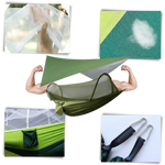 Camping Hammock Integrated Mosquito Net Parachute Nylon 400 Lb