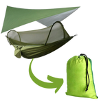 Camping Hammock Integrated Mosquito Net Parachute Nylon 400 Lb