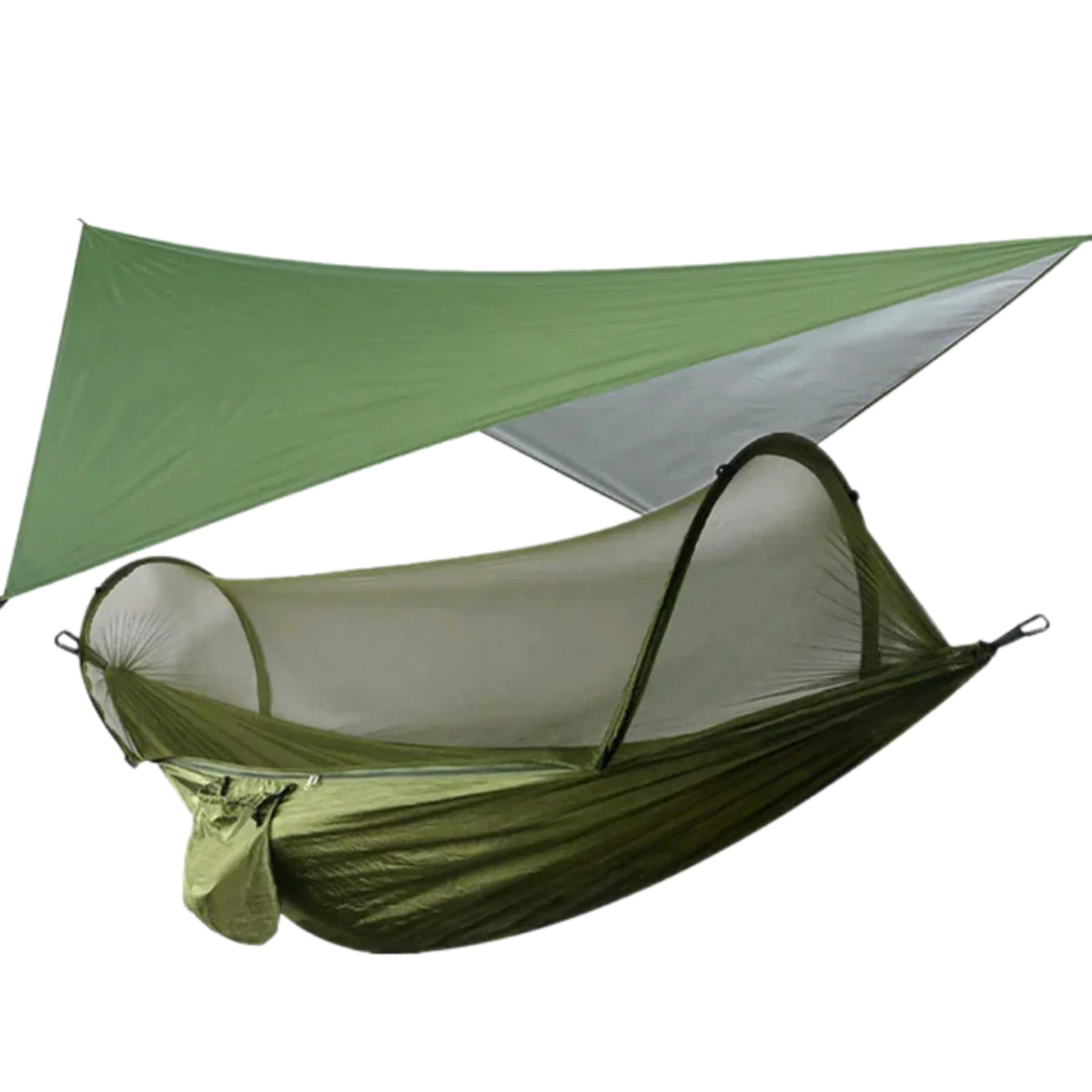 Camping Hammock Integrated Mosquito Net Parachute Nylon 400 Lb
