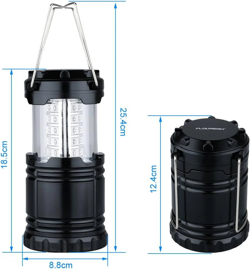 Camping Lantern Collapsible 350 Lumens Water-Resistant