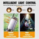 Camping Lantern Solar & USB Rechargeable 3 Brightness Modes