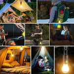 Camping Lantern Solar & USB Rechargeable 3 Brightness Modes