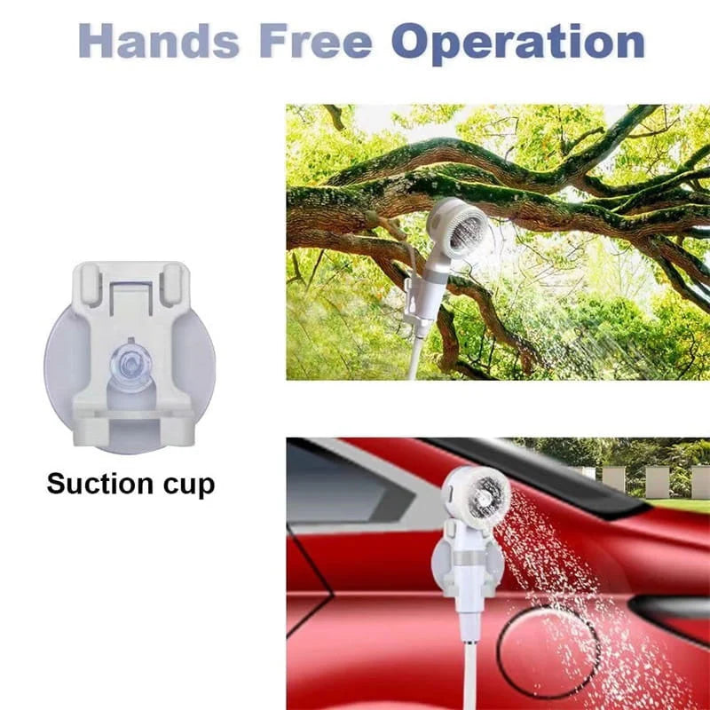 Camping Shower Rechargeable Dual Spray Waterproof