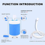 Camping Shower Rechargeable Dual Spray Waterproof