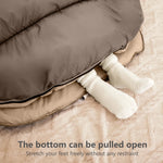 Camping Sleeping Bag Extra-Wide 100 cm All-Season Compression Bag