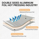 Camping Sleeping Pad Heat-Reflective Aluminum Thick Foam Waterproof