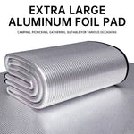 Camping Sleeping Pad Heat-Reflective Aluminum Waterproof Thick Foam