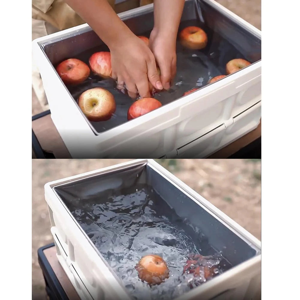 Camping Storage Box Collapsible With Lid