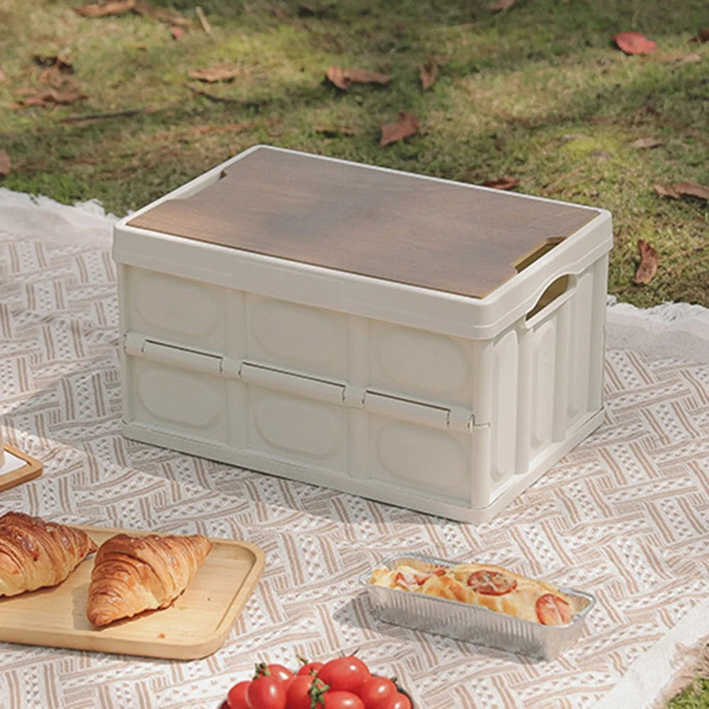 Camping Storage Box Collapsible With Lid