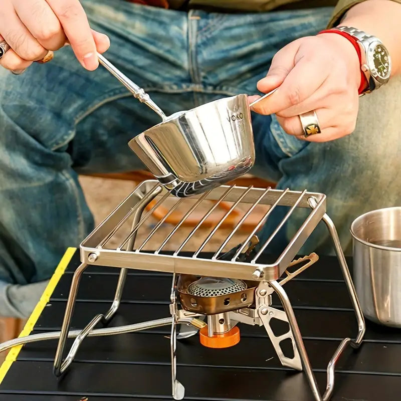 Camping Stove Rack Stainless Steel Foldable