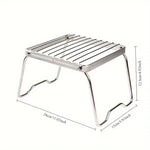 Camping Stove Rack Stainless Steel Foldable
