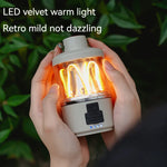 Camping Table Lamp Stepless Dimming Adjustable Color Temp USB-C