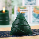 Candle Hand Poured Spiral Texture Subtle Fragrance