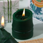 Candle Hand Poured Spiral Texture Subtle Fragrance
