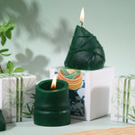 Candle Hand Poured Spiral Texture Subtle Fragrance
