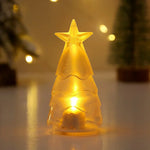Candle Holder Christmas Tree Sparkling Tealight Compatible