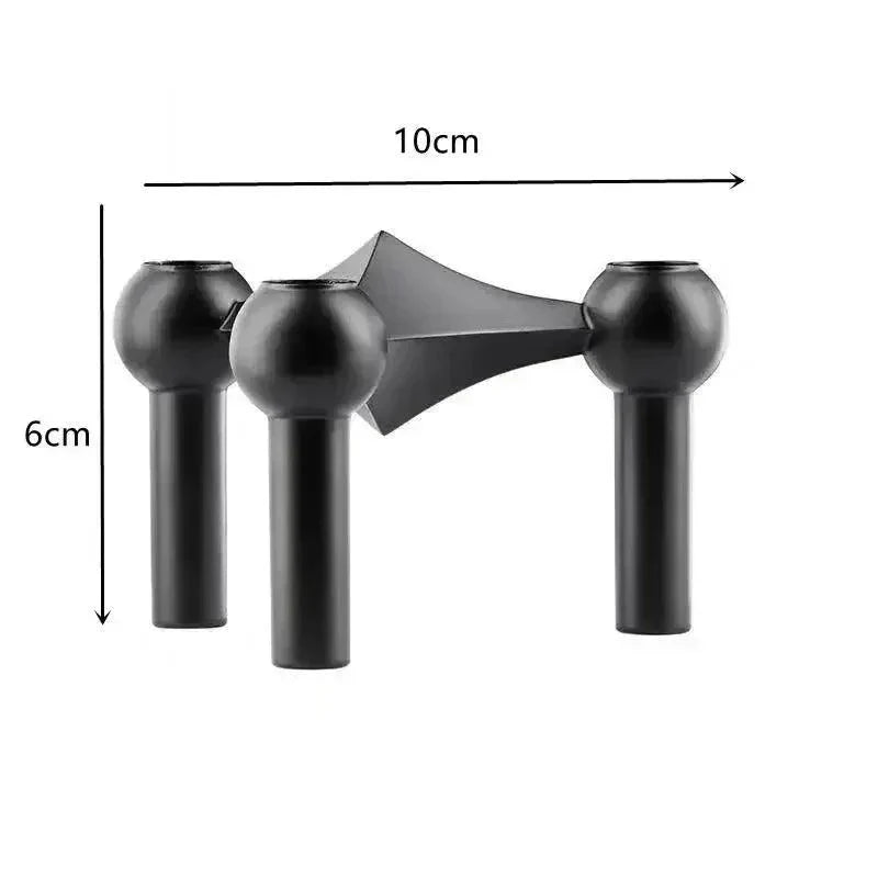 Candle Holder Modular Coated Steel Sculptural Design