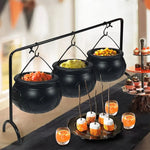 Candy Bowl Set Halloween Witch-Themed Plastic 3-Piece