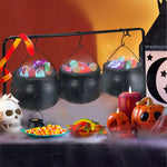 Candy Bowl Set Halloween Witch-Themed Plastic 3-Piece