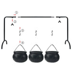Candy Bowl Set Halloween Witch-Themed Plastic 3-Piece