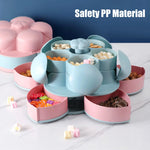 Candy & Snack Box Two-Layer Rotating Non-Slip Base