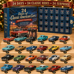 Car Advent Calendar 24 Classic American Miniatures