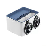 Car Armrest Organizer ABS Built-In Cup Holder