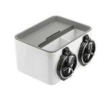 Car Armrest Organizer ABS Built-In Cup Holder