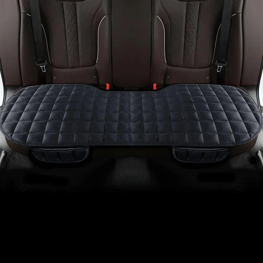 Car Back Seat Cushion Cotton Velvet Non-Slip Base