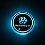 Car Coaster Set 2-Piece LED Motion-Activated USB-Rechargeable