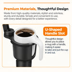 Car Cup Holder Tray 360° Rotating Extra Cup Holder