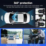Car Dash Camera 4-Channel Infrared Night Vision Wi-Fi