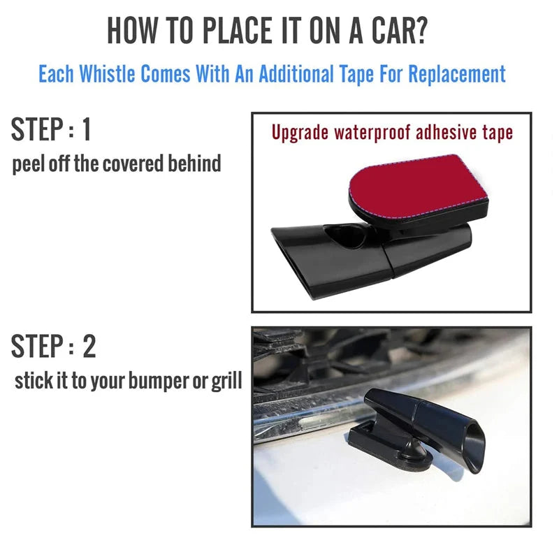 Car Deer Whistle Ultrasonic Battery-Free Waterproof Adhesive