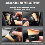 Car Detailing Brush Soft Bristles Non-Slip Grip Wet & Dry Use