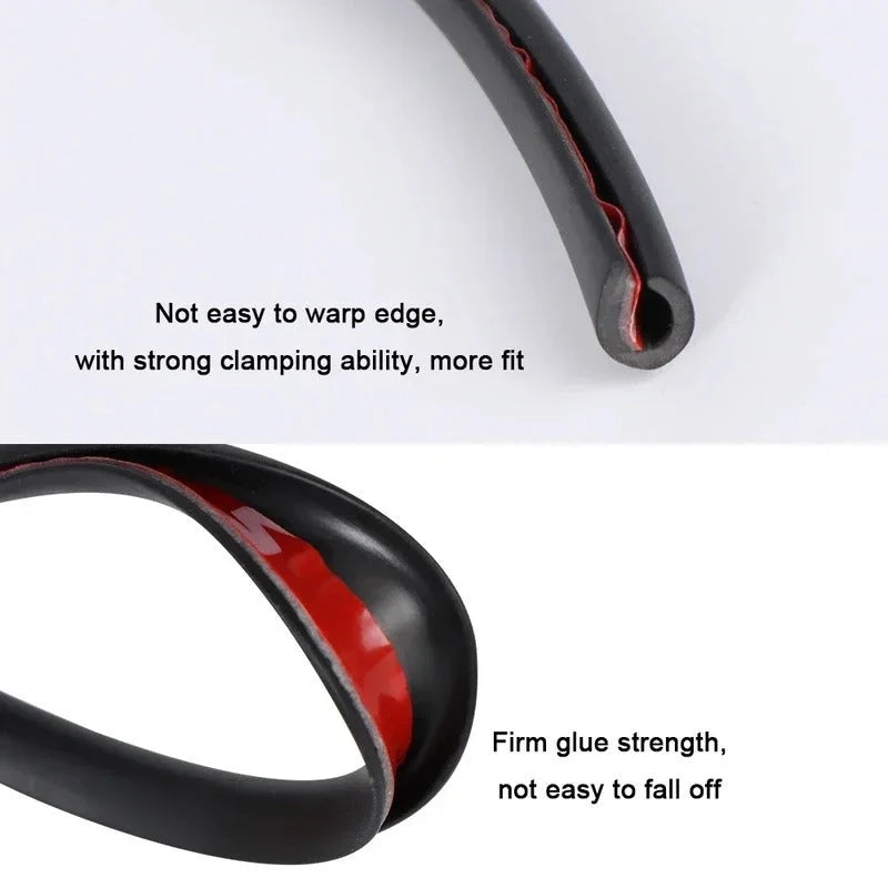 Car Door Edge Protector Self-Adhesive U-Shaped