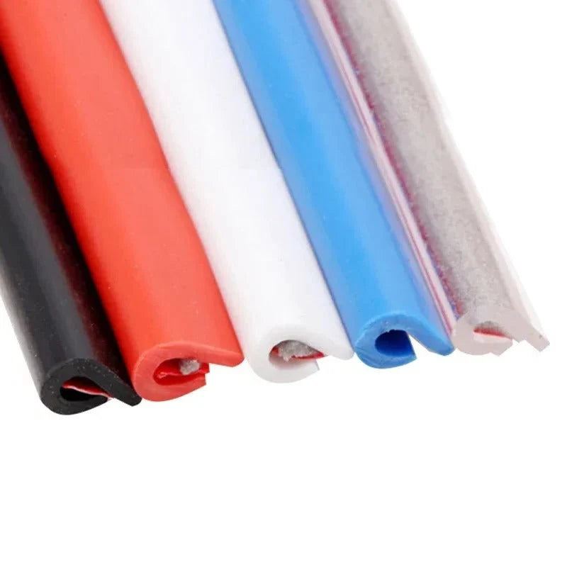 Car Door Edge Protector U-Shaped Self-Adhesive 5m Roll