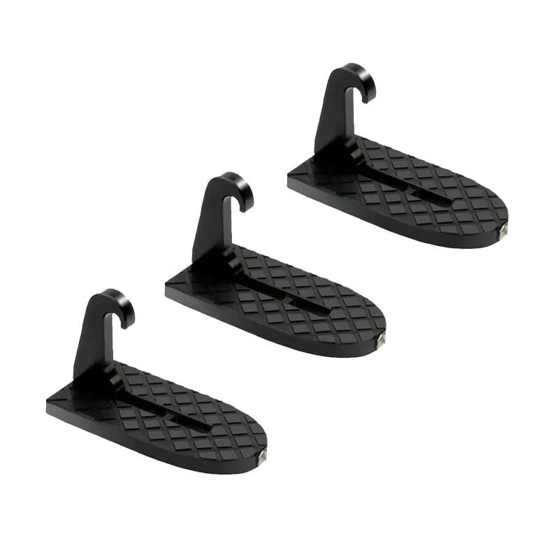 Car Door Step Foldable Non-Slip Silicone Pad Emergency Hammer