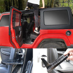 Car Door Step Foldable Non-Slip Silicone Pad Emergency Hammer