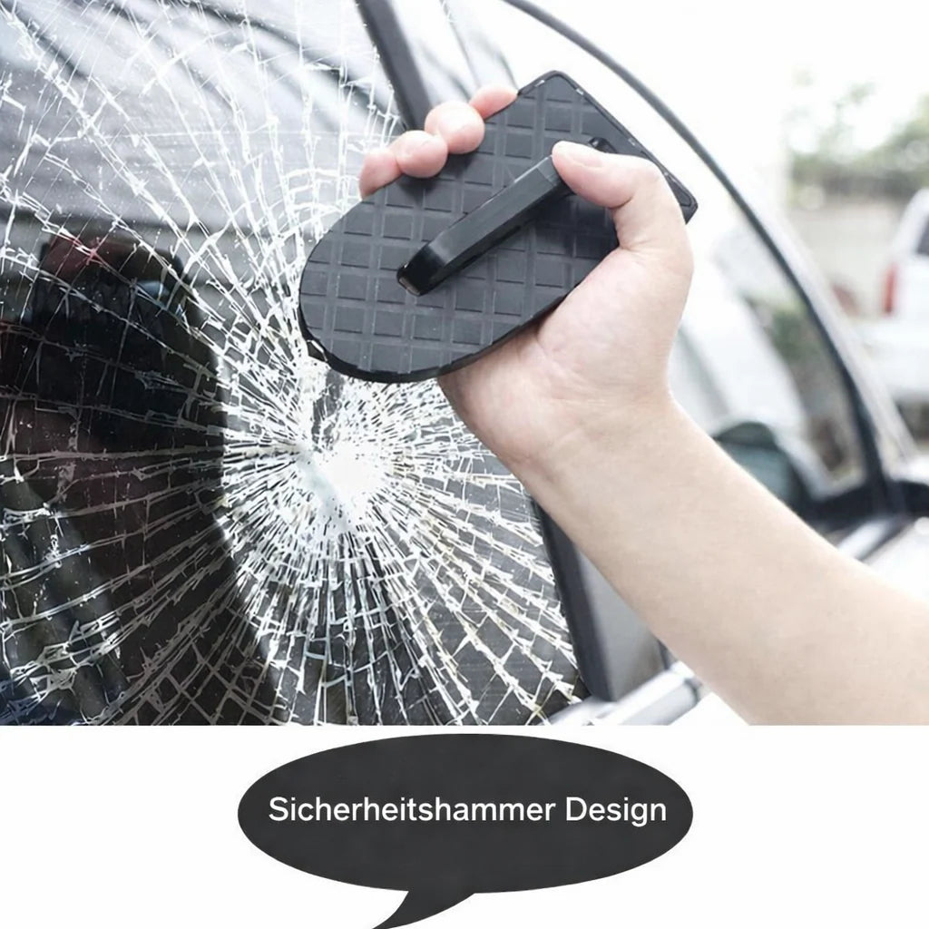 Car Door Step Foldable Non-Slip Silicone Pad Emergency Hammer