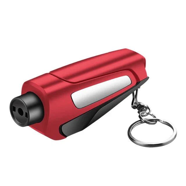 Car Emergency Hammer Steel Impact Tip Seatbelt Cutter Mountable