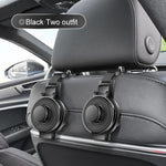 Car Headrest Hook 3-In-1 Tool-Free Universal