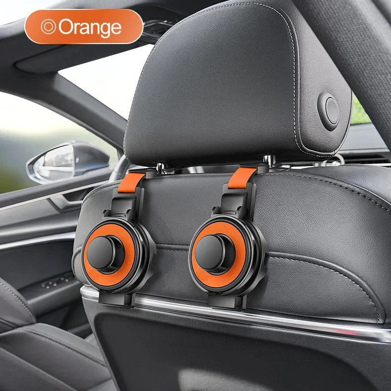 Car Headrest Hook 3-In-1 Tool-Free Universal